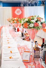 wedding decor orange