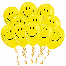 heeliumiga täidetud õhupallid smile